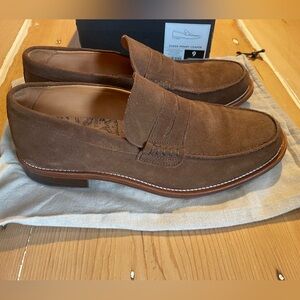 Banana Republic suede penny loafer